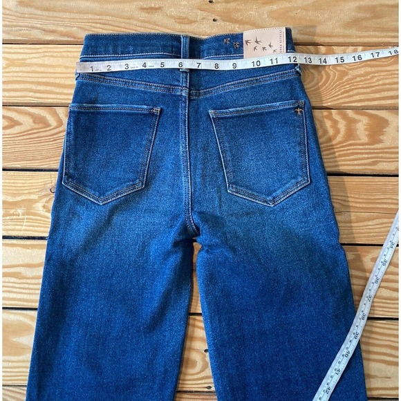NEW Serra Retreat Roll Cuff Straight Leg Jeans Size 00 Women’s Blue - Picture 9 of 9